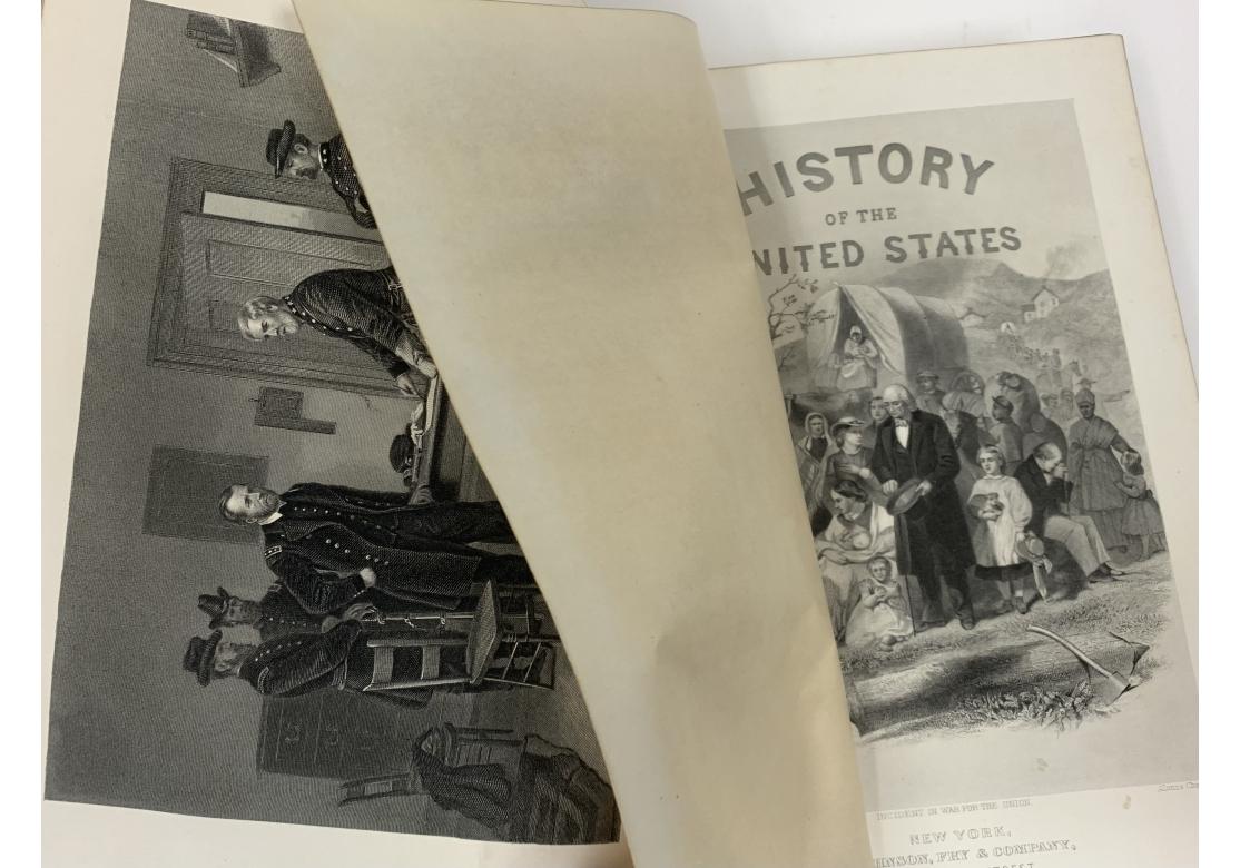 J.A. Spencer, History United States, Complete 4 Vol. Set, 1866 For Sale 5