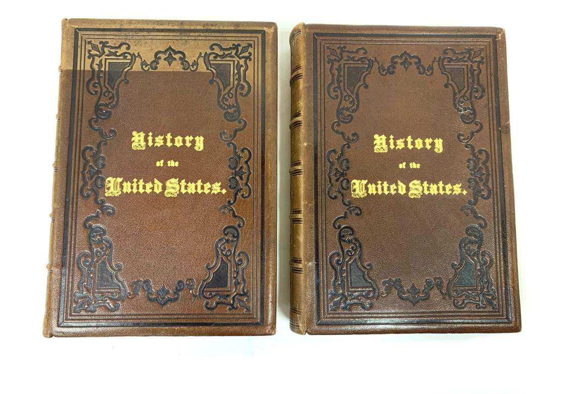 Victorian J.A. Spencer, History United States, Complete 4 Vol. Set, 1866 For Sale