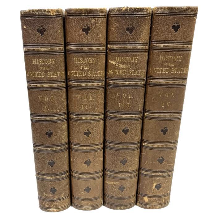 J.A. Spencer, History United States, Complete 4 Vol. Set, 1866 For Sale