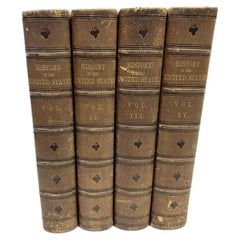 J.A. Spencer, Geschichte der Vereinigten Staaten, Komplett 4 Bände. Satz, 1866