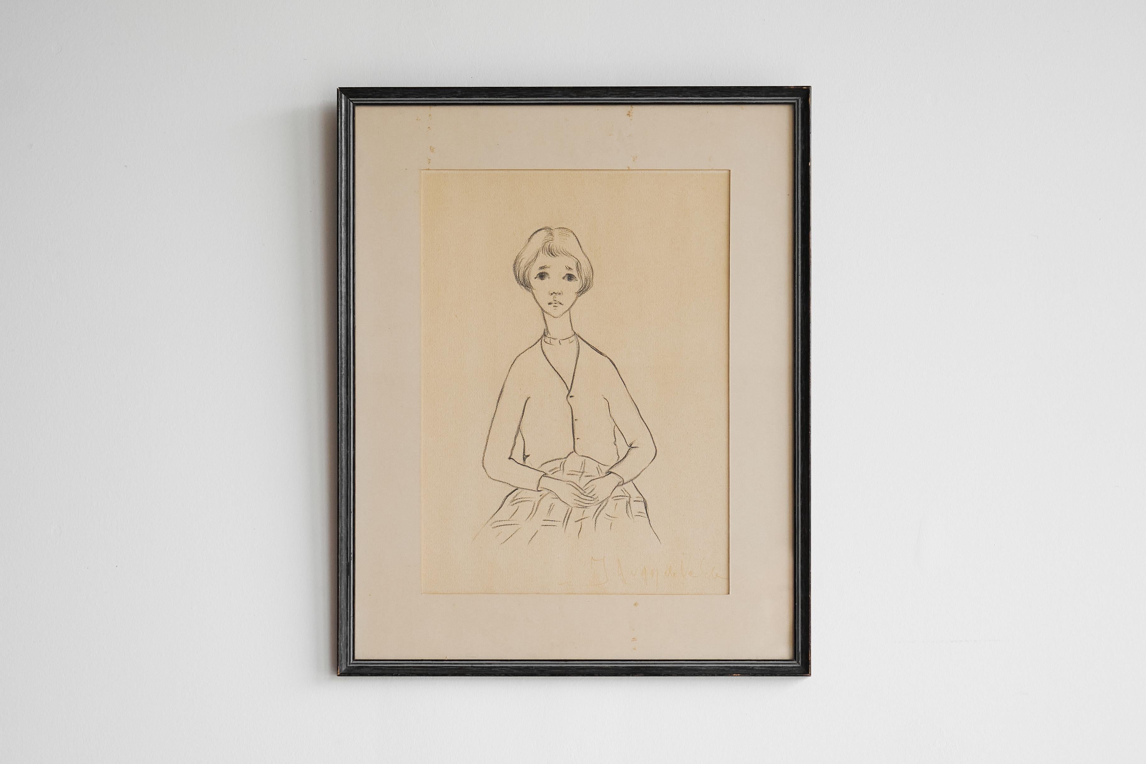 J.A. Van de Velde 'Jongedame' Charcoal on Paper Belgium 1950s

A wonderful and very simple yet elegant drawing in charcoal. 

Very well drawn and quintessentially 1950s. 

Signed J.A. van de Velde

About ORNAMENTUM

ORNAMENTUM - where we find