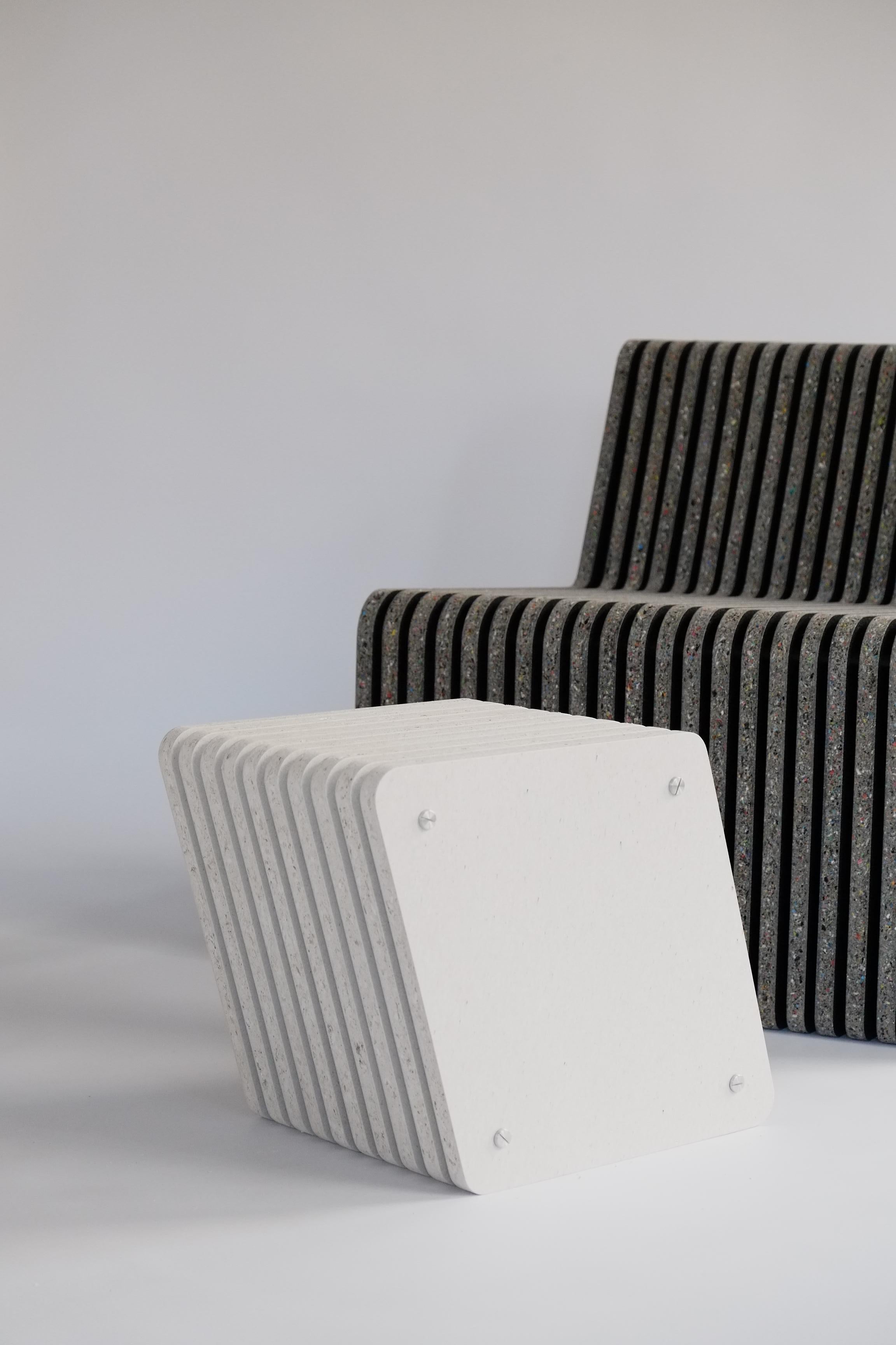 Jää Armchair Made with 100% Recycled Plastic - Indoor / Outdoor Seating For Sale 2