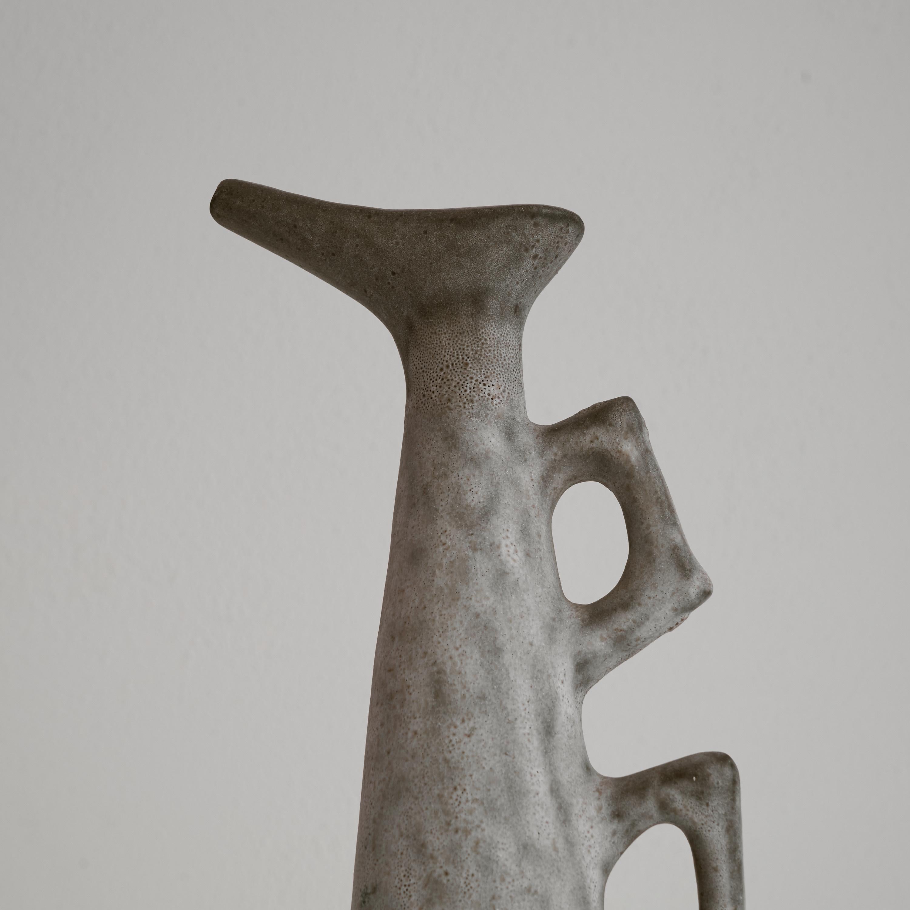 Ceramic Jaap Ravelli Mid Century Studio Pottery Pitcher Vase For Sale