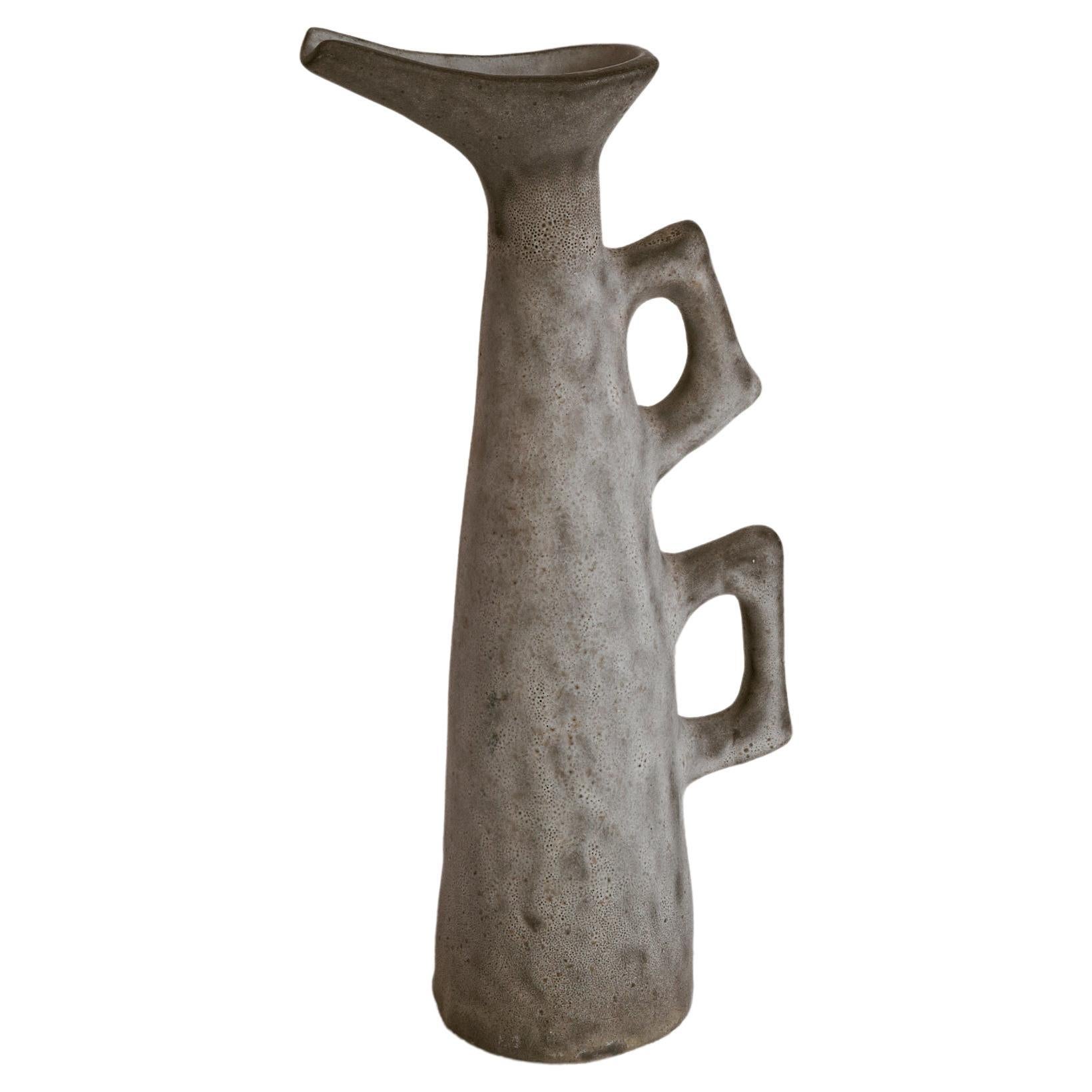 Jaap Ravelli Mid Century Studio Pottery Pitcher Vase For Sale
