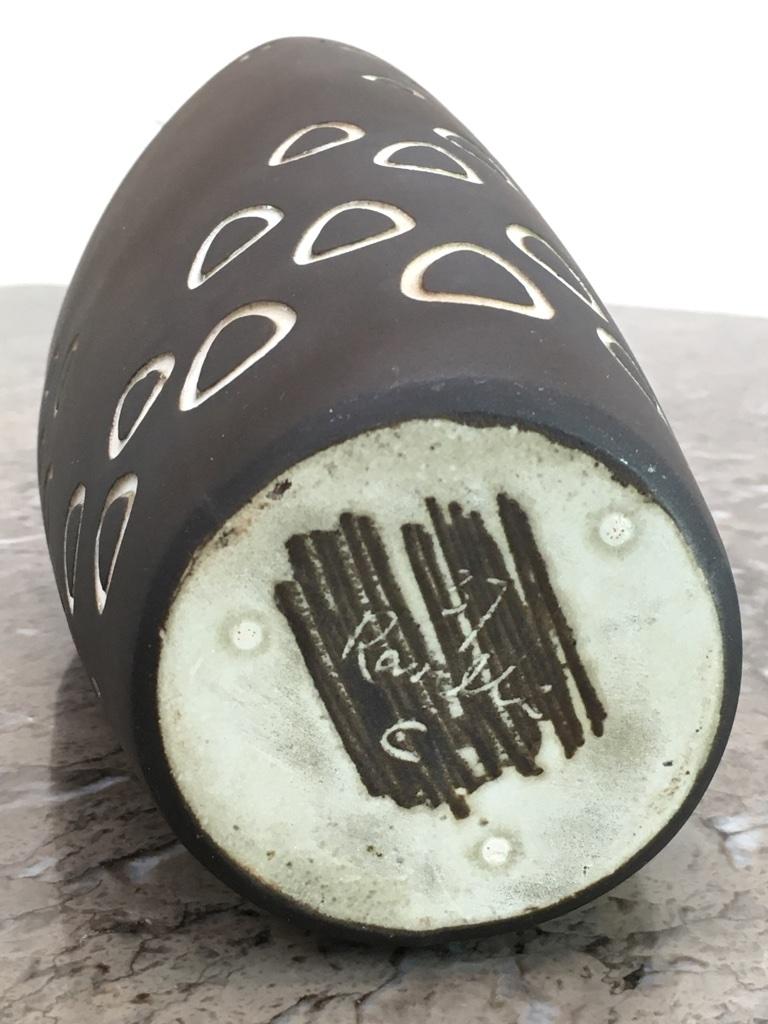 Jaap Ravelli Vase Signed, 1950s 4