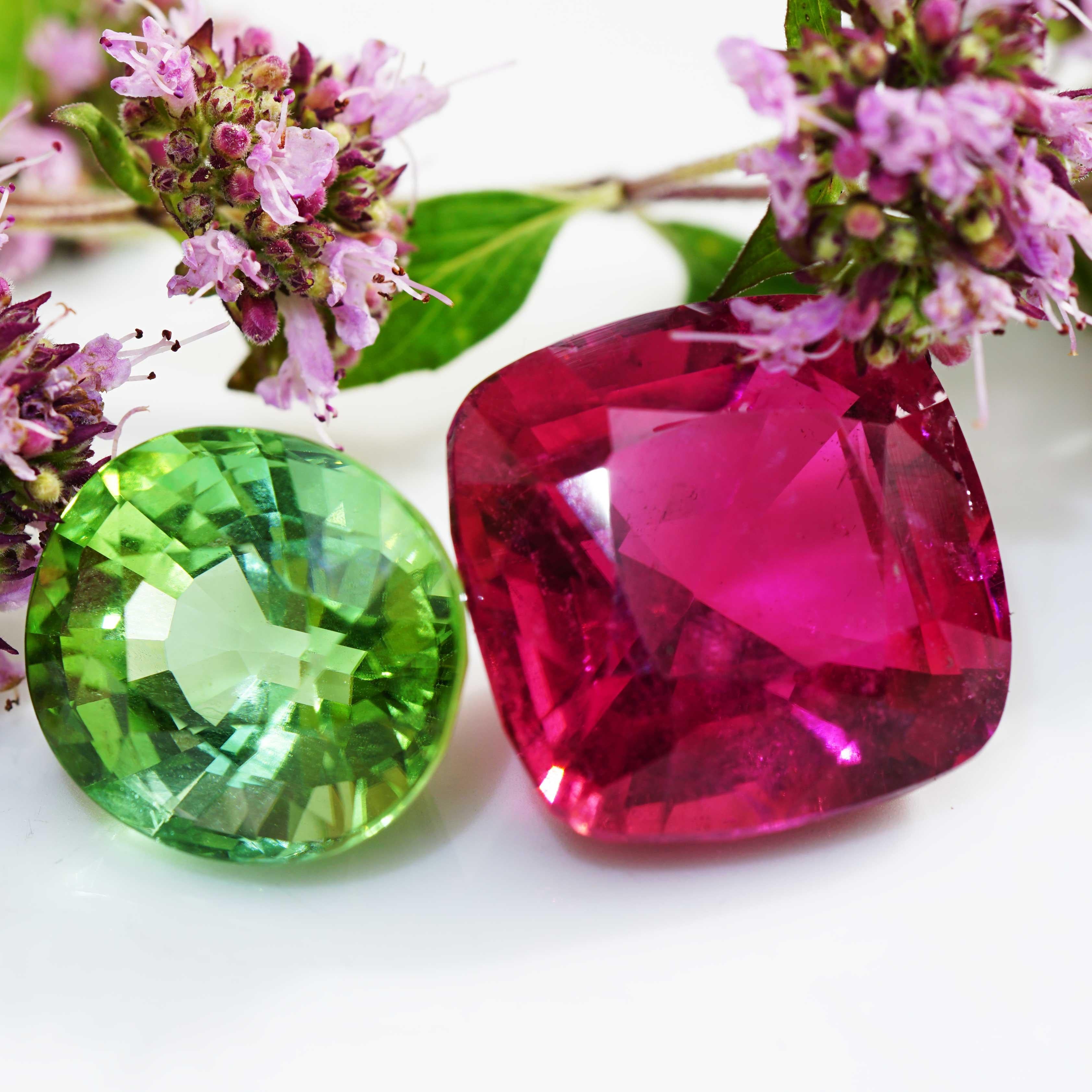 Jaba 14 ct Neon Tourmaline Afghanistan green yellow blue Loupeclean Investment 11