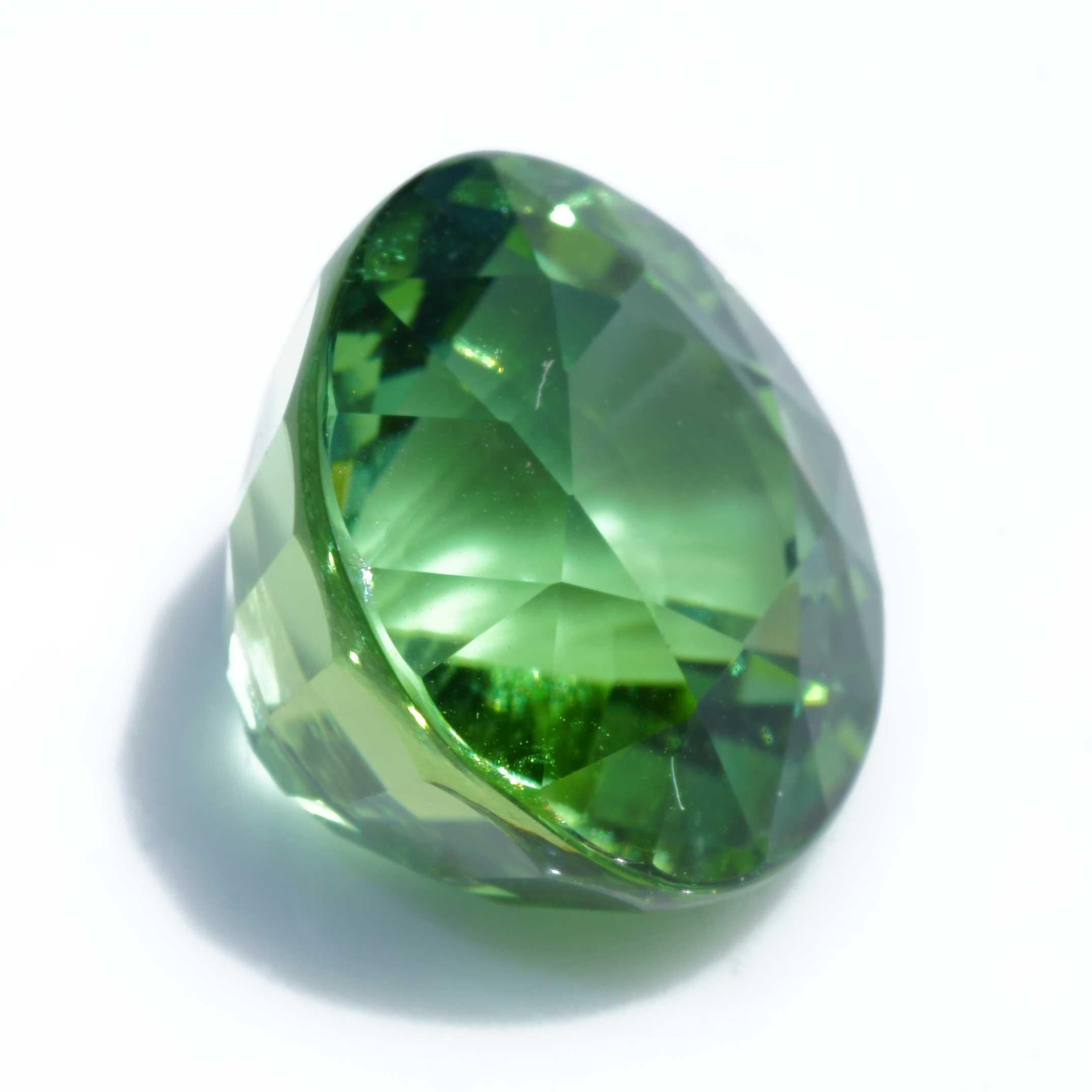 Jaba 14 ct Neon Tourmaline Afghanistan green yellow blue Loupeclean Investment In New Condition In Viena, Viena