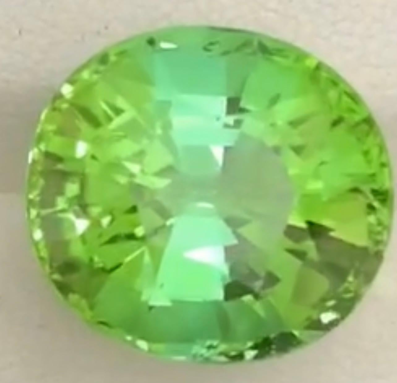 Modern Jaba 14 ct Neon Tourmaline Afghanistan green yellow blue Loupeclean Investment