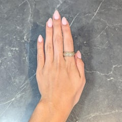 Jabel Anello Unisex Orange Blossom in oro giallo, verde e rosa a 14 carati