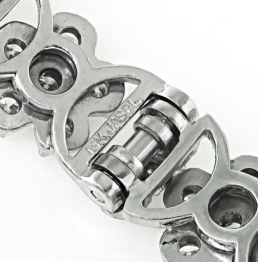 Jabel 2.50ct Diamond Yellow and White Gold Bracelet In Good Condition For Sale In New York, NY