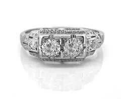 Jabel .55 Carats Diamonds White Gold Engagement Fashion Ring