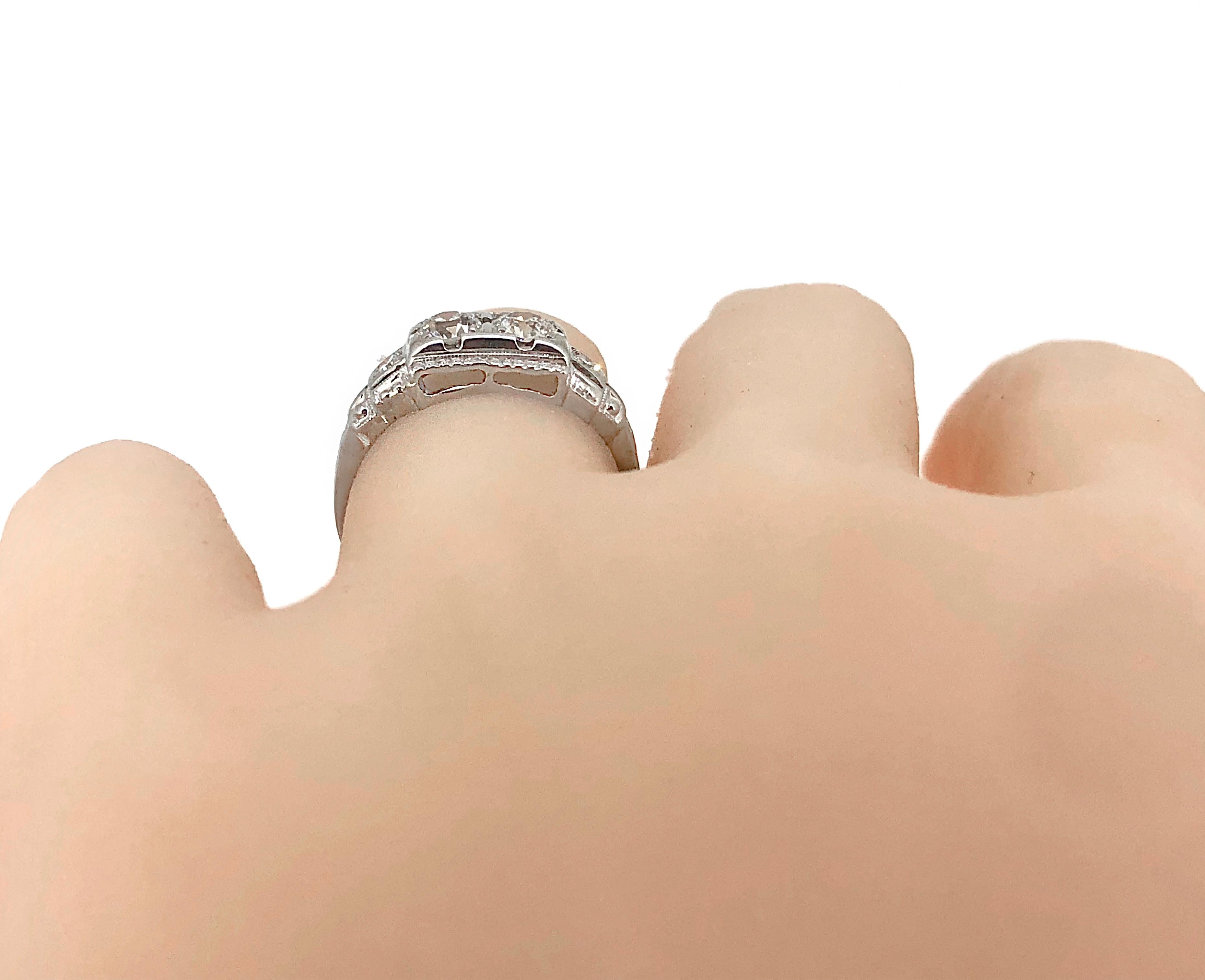 Men's Jabel .55 Carats Diamonds White Gold Engagement Fashion Ring   For Sale