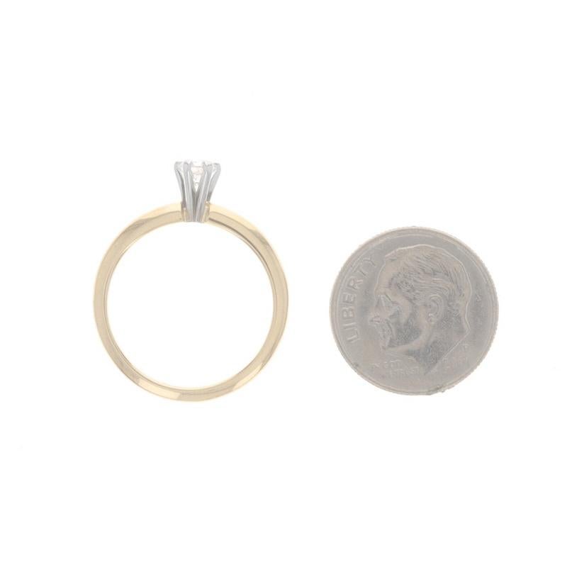 Jabel Diamant Solitär Verlobungsring - Gelbgold 18k Rund Brillant .35ct im Angebot 1