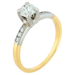 Jabel retro 0.48 carat diamond 18k gold engagement ring