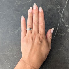 Jabel Retro Diamond 14K Yellow Gold Vintage Stepped Engagement Ring