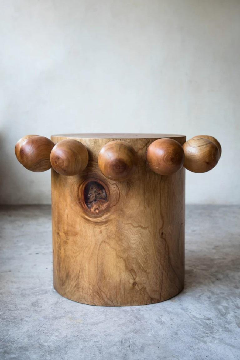 Jabin totem with spheres by Daniel Orozco
Material: Solid jabin wood.
Dimensions: D 50.8 x H 45.7 cm
Available in 2 sizes: 50x45, 38x45 cm.

Solid jabin wood Totem with spheres, matte finish. Handmade by Mexican artisans.

Daniel Orozco