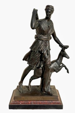 JABOEUF Founder - Bronze Diane à La Biche / Diane De Versailles