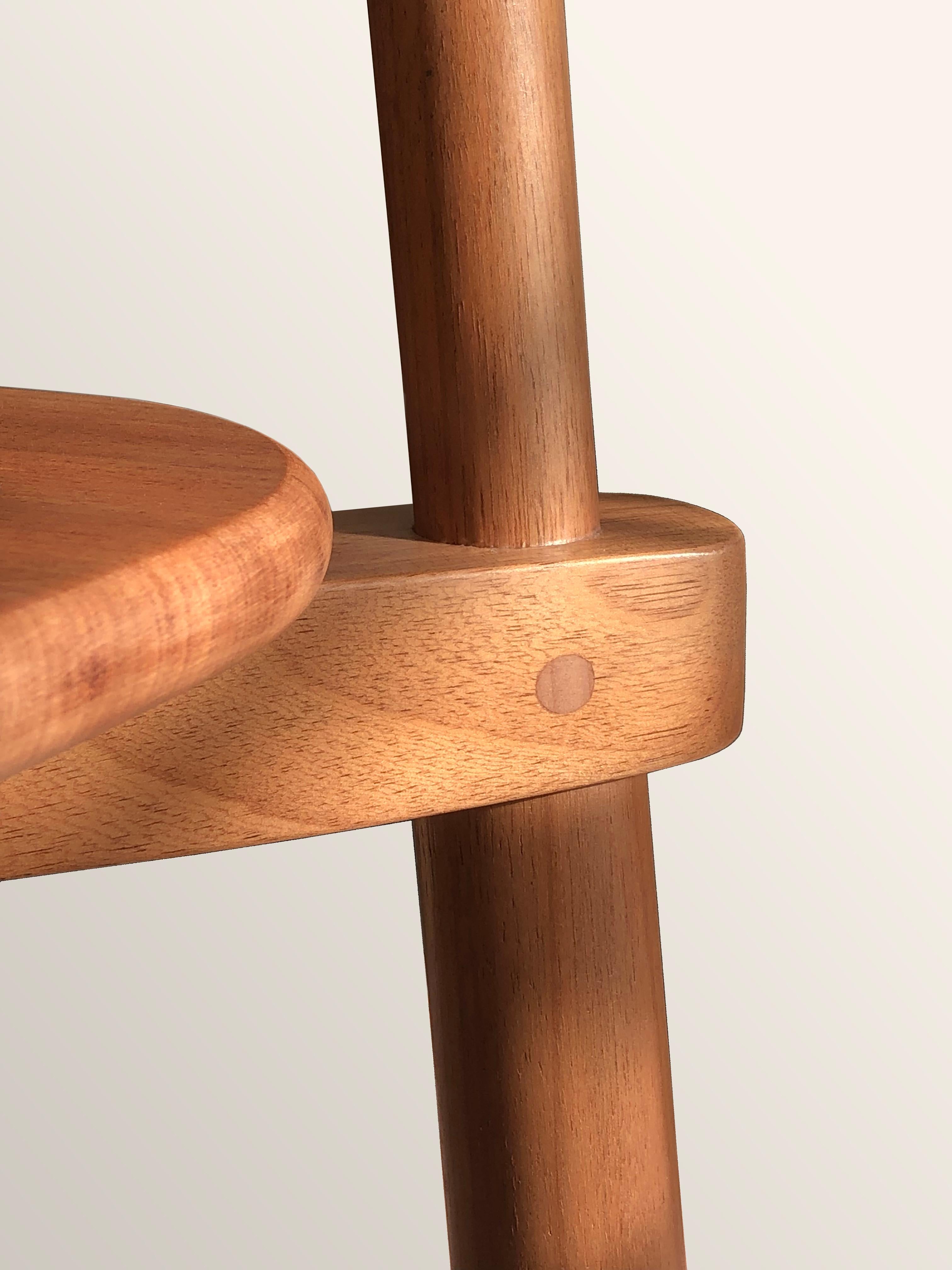 Jabuti Chair — Handmade Solid Wood Contemporary Brazilian Design For Sale 3