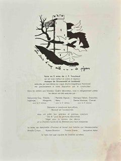 De Pigeon – Originallithographie von Jac Dejouany – Anfang des 20. Jahrhunderts