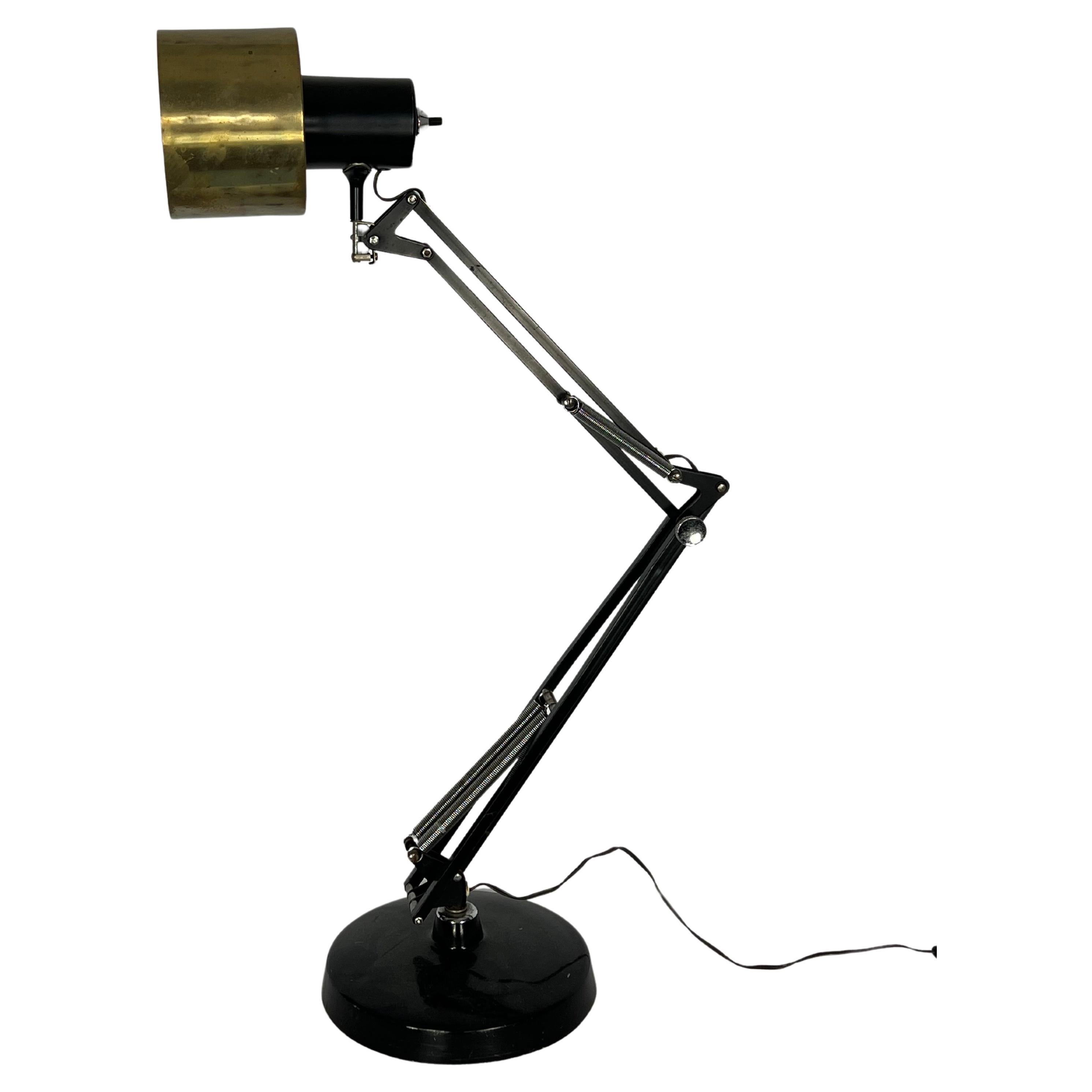 Jac Jacobsen, rare lampe de bureau Luxo L2 des années 50 en vente