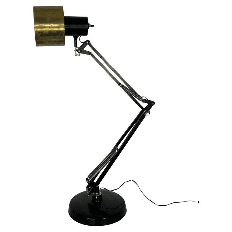 Jac Jacobsen, Rare L2 Luxo Table Lamp from 50s For Sale at 1stDibs | luxo l2