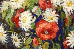 Coquelicots et marguerties (Pâques et marguerites)