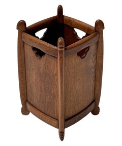 Jac. van den Bosch Art Deco Amsterdamse School Litter Basket 't Binnenhuis