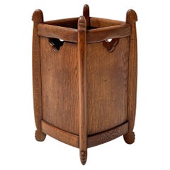 Jac. van den Bosch Art Deco Amsterdamse School Litter Basket 't Binnenhuis