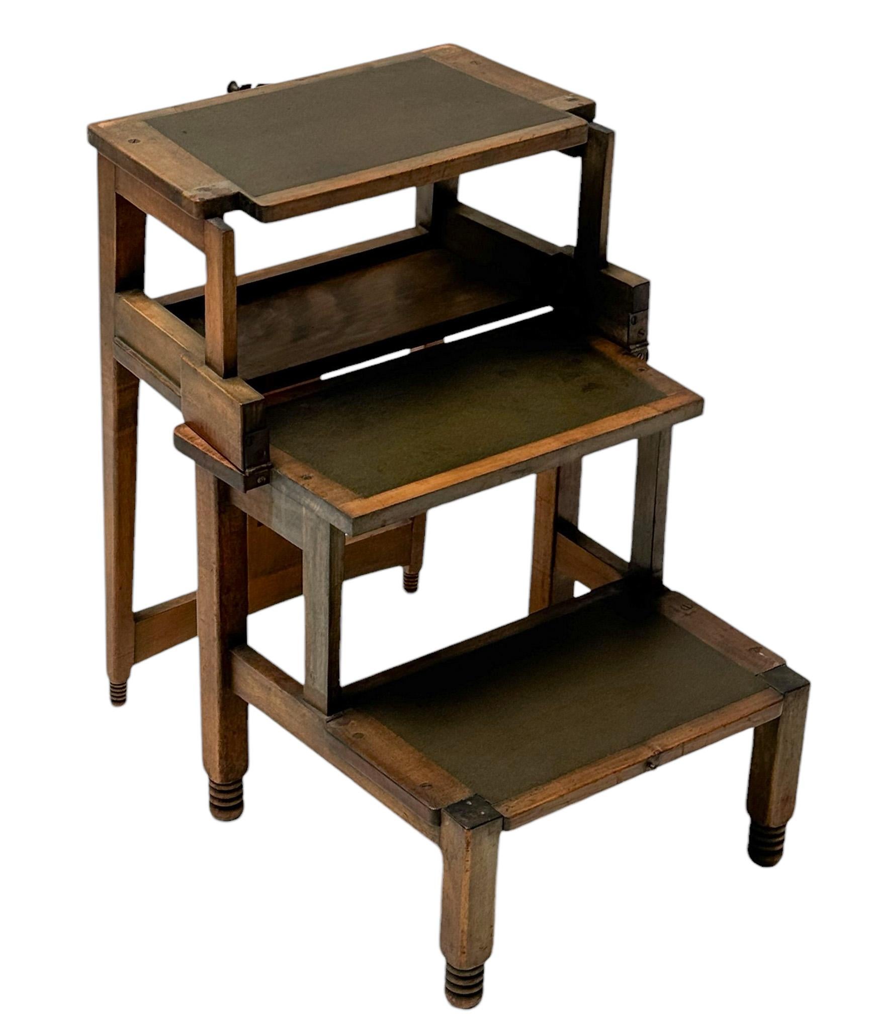 Jac van den Bosch 't Binnenhuis Chaise ou marchepied de bibliothèque Art Déco, 1916 en vente 4
