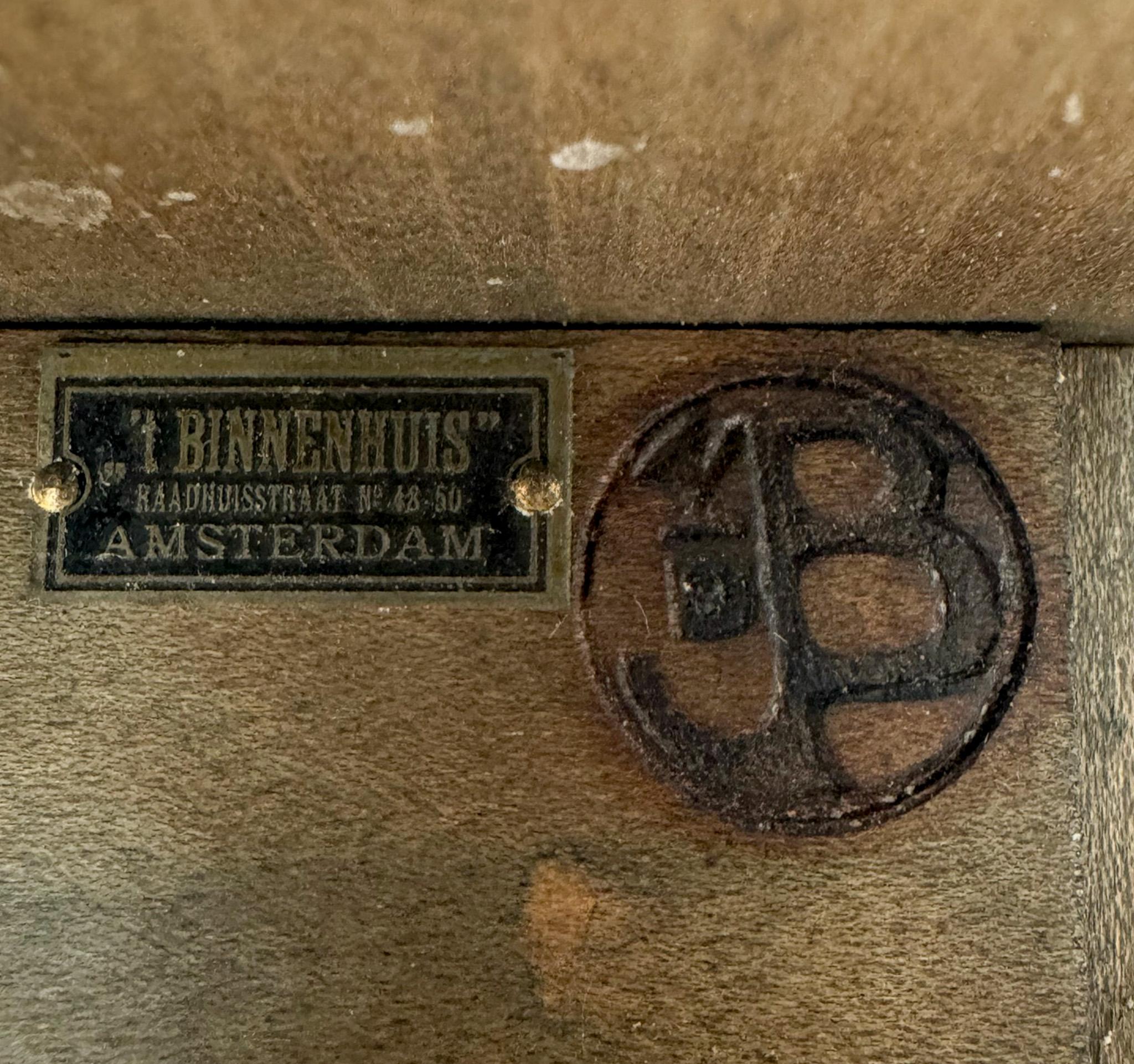 Jac van den Bosch 't Binnenhuis Chaise ou marchepied de bibliothèque Art Déco, 1916 en vente 8