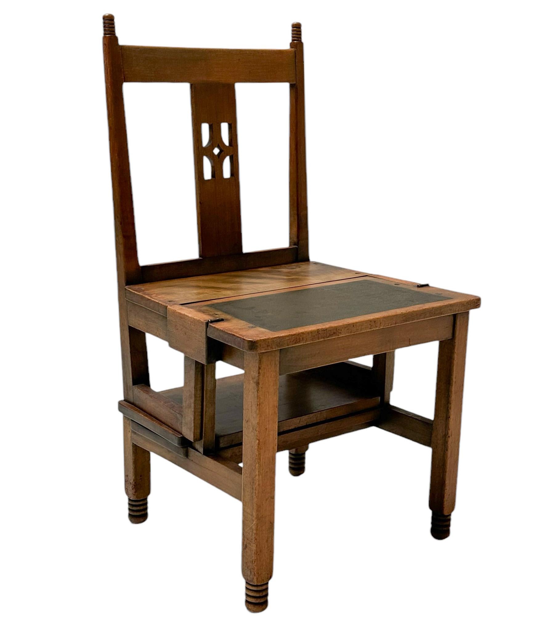 Néerlandais Jac van den Bosch 't Binnenhuis Chaise ou marchepied de bibliothèque Art Déco, 1916 en vente