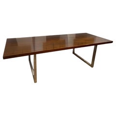 Jacaranda and Chrome coffee table