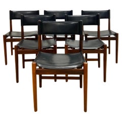 Jacaranda and leather chairs by Arne vodder