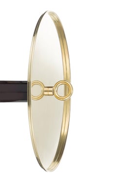 Jacaranda black brass table (medium)