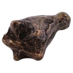 Jacarandá Button in Gold-Plated Brass by xMartaja