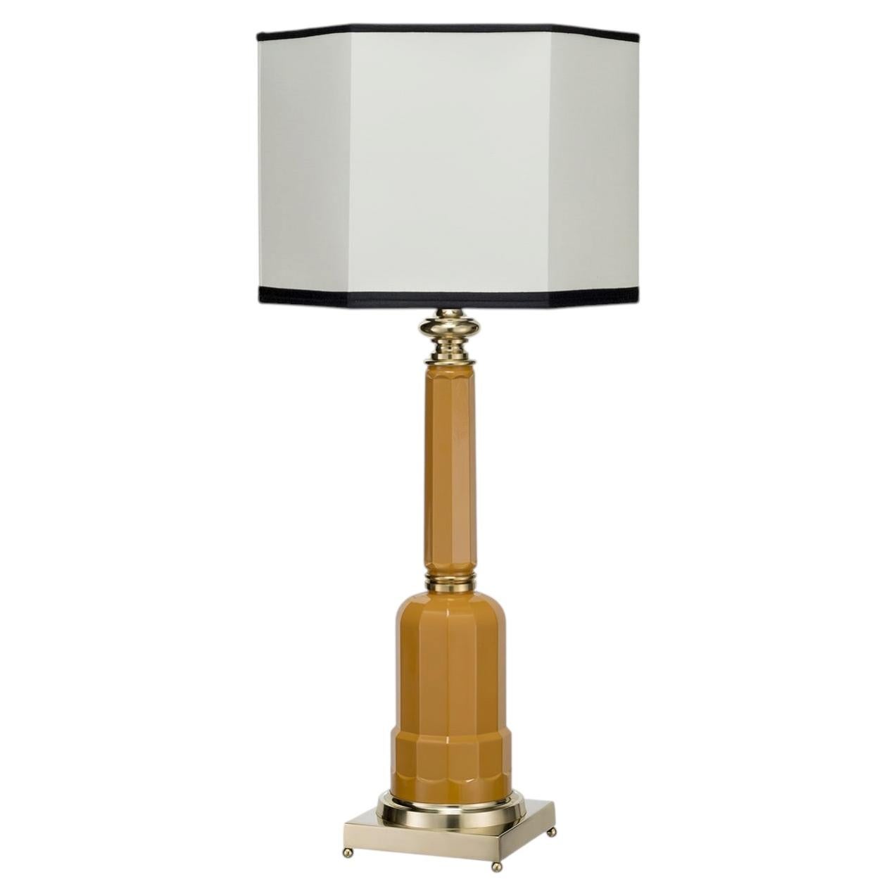 Jacaranda Daffodil Yellow Table Lamp For Sale