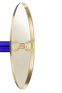 Jacaranda medium side table blue