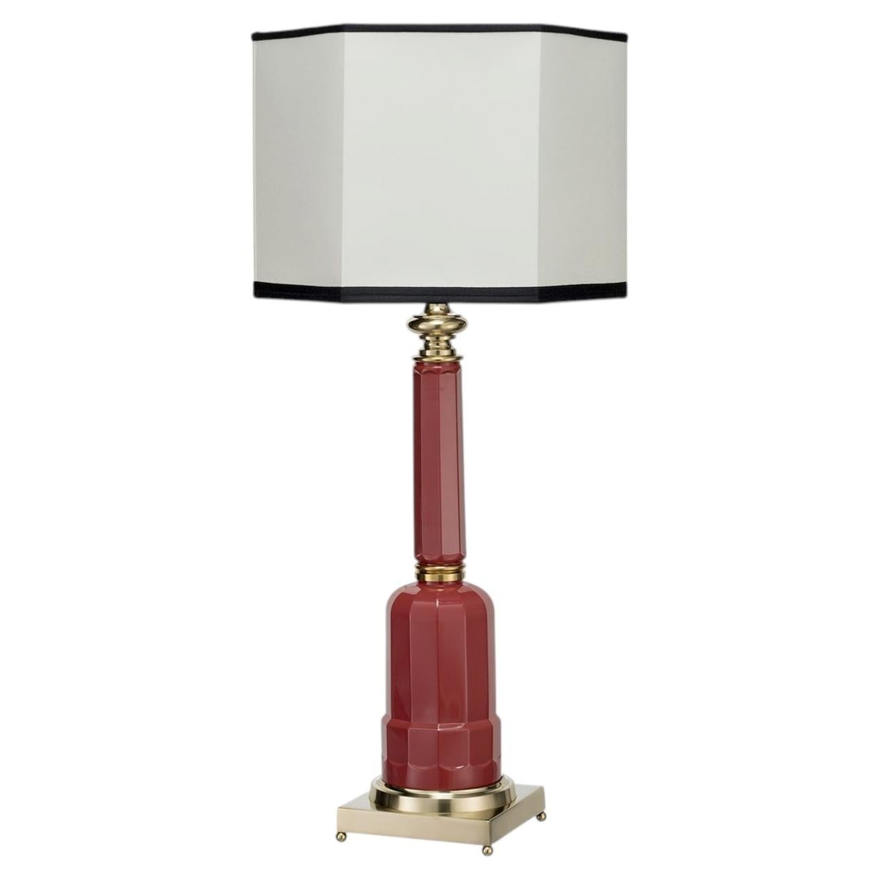 Jacaranda Pearl Rose Tischlampe im Angebot