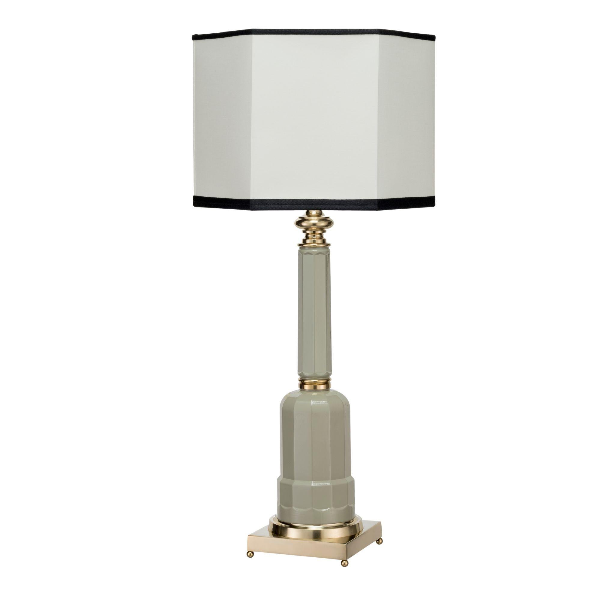 Jacaranda Pebble Grey Table Lamp In New Condition For Sale In Firenze, FI