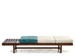 Jacarandá Rosewood Bench, by Joaquim Tenreiro, Brazilian Mid-Century Modern