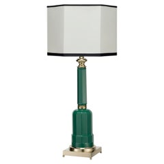 Lámpara de mesa Jacaranda verde turquesa