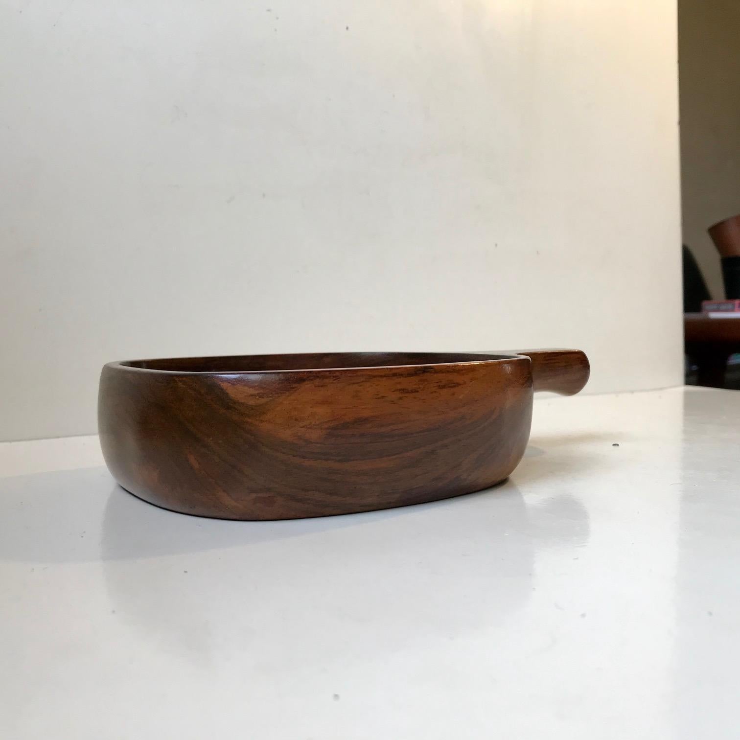 Jacaranda Wood Bowl by Jean Gillon for Italma/Georg Jensen, 1960s For Sale 2