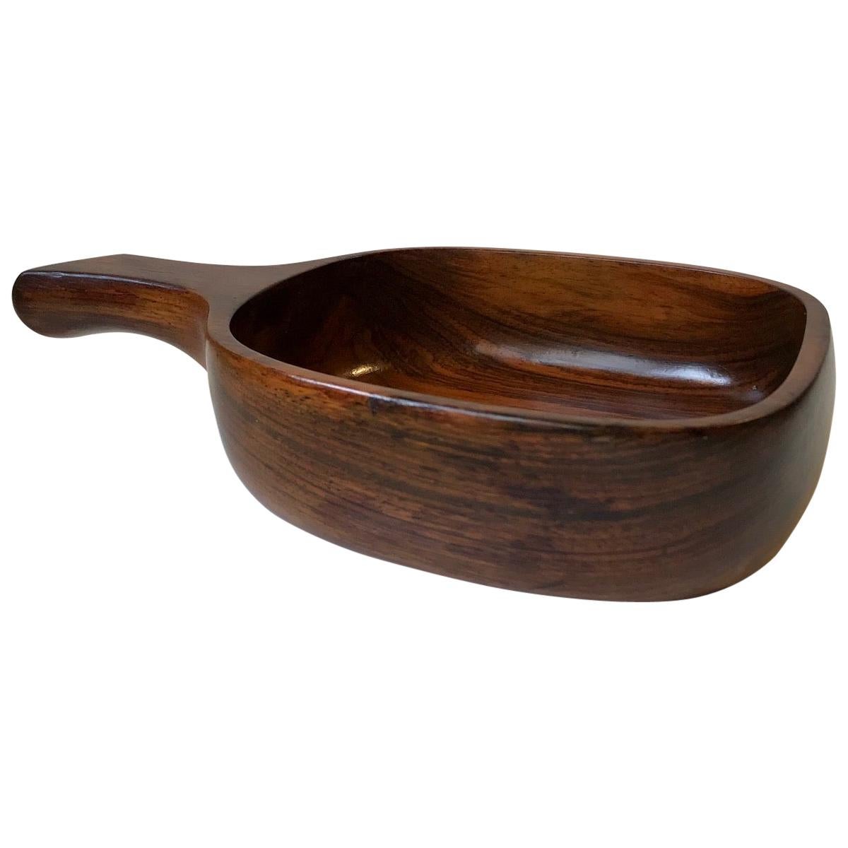 Jacaranda Wood Bowl by Jean Gillon for Italma/Georg Jensen, 1960s For Sale