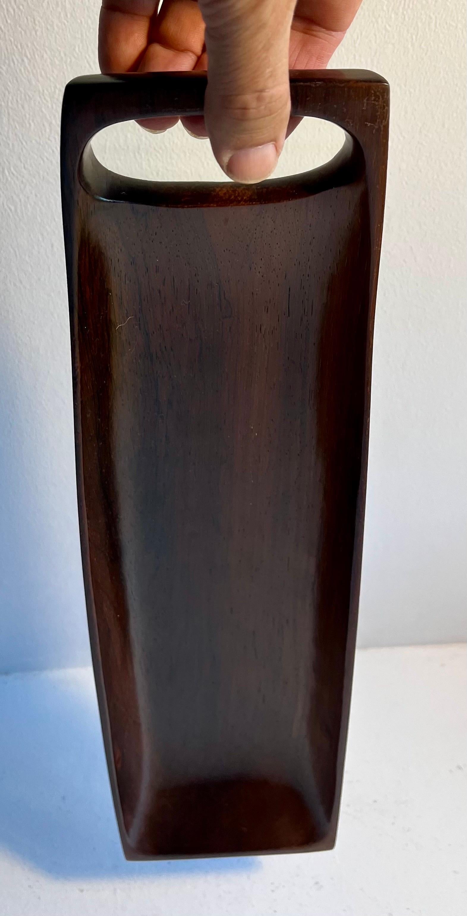 Plateau en bois de jacaranda par Lunning Collection, Brésil, vers 1960 en vente 5