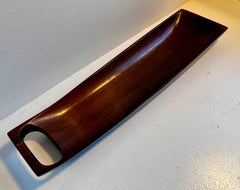 Jacaranda Wood Tray by Lunning Collection, Brazil, circa 1960