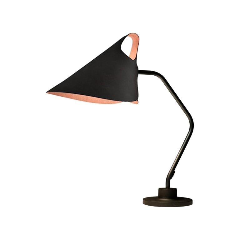 For Sale: Black (Steel/Black) Jacco Maris LED Mrs.Q Table Lamp in Coated Steel