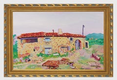 Le silence de la ferme - Huile sur toile - Signée et encadrée