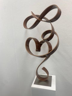 TFAS - minimalist, vibrant curvilinear maplewood sculpture, postmodern by Moros