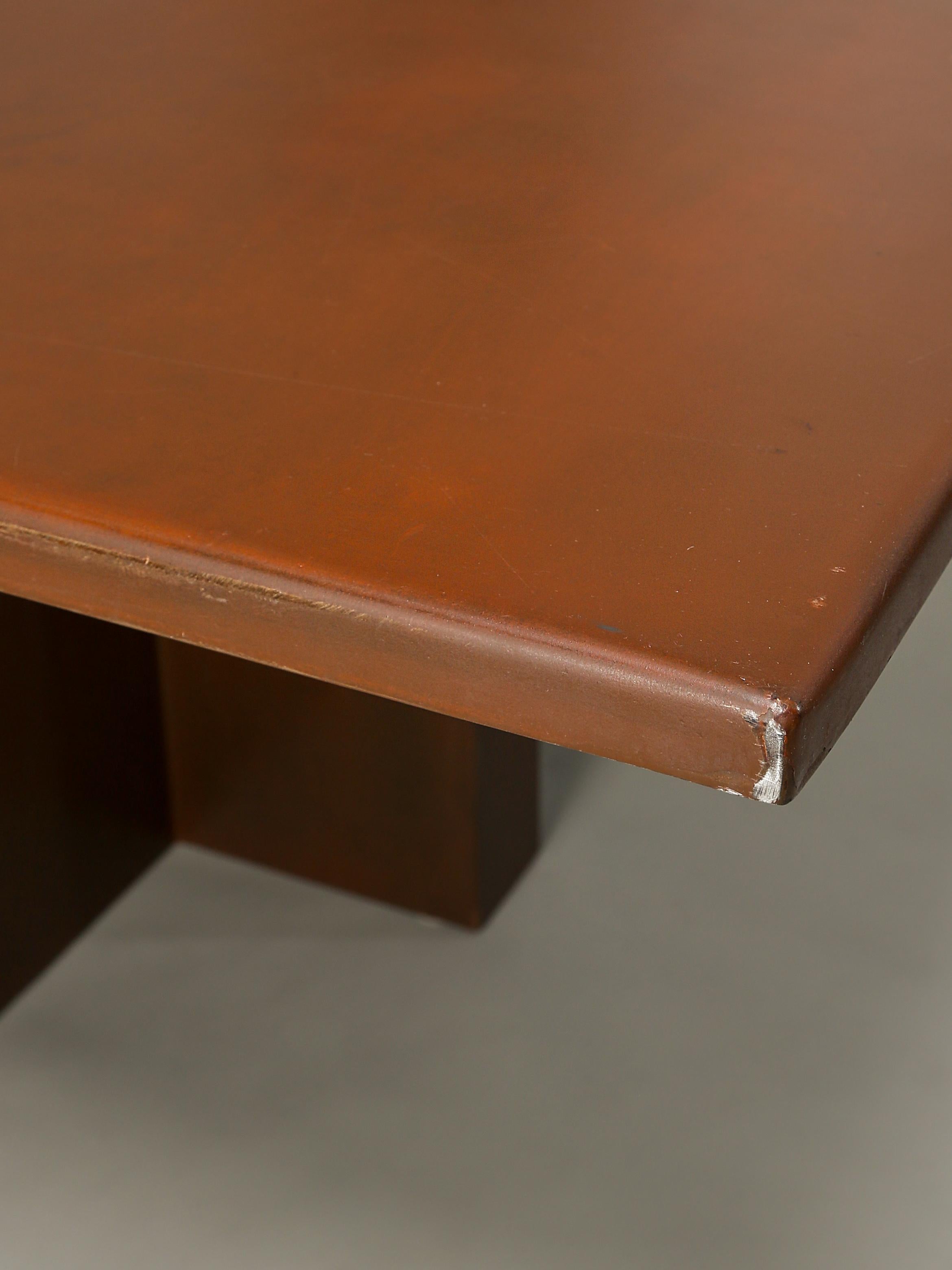 Jack A. Chandler Powder-Coated Square Steel Table 2