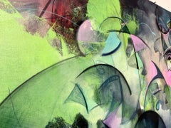 Chaos In Order Contemporary art Original Painting Ready to Hang